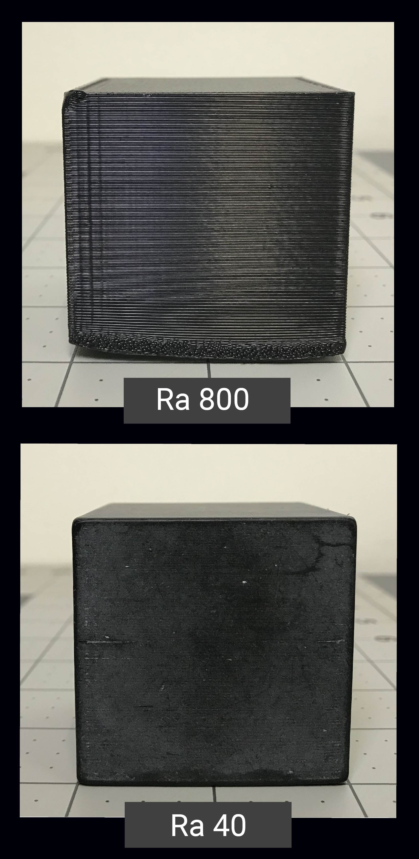 Additive post-printing FDM part before