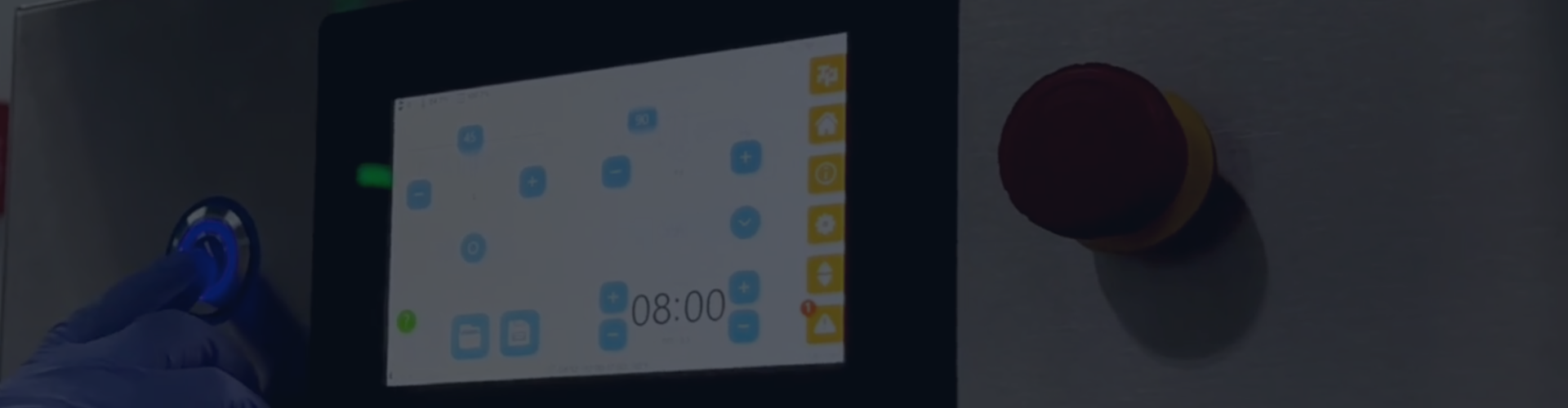 blacked tinted image a display screen