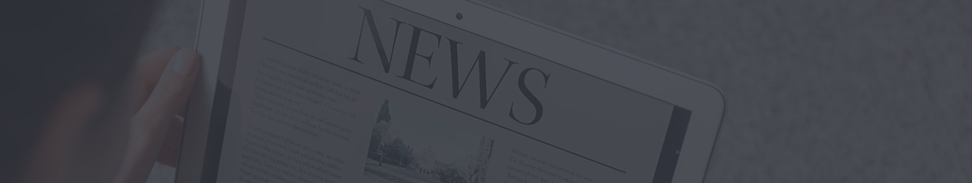 news hero page computer